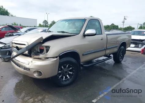 2003 Toyota Tundra Sr5 V8 из США, поврежденный, VIN 5TBKT44153S352303